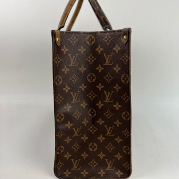 Louis Vuitton Limited Edition Giant Monogram Reverse Onthego GM Tote Shoulder Ha - Picture 5 of 13